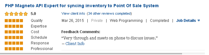 Customize Magento sync development